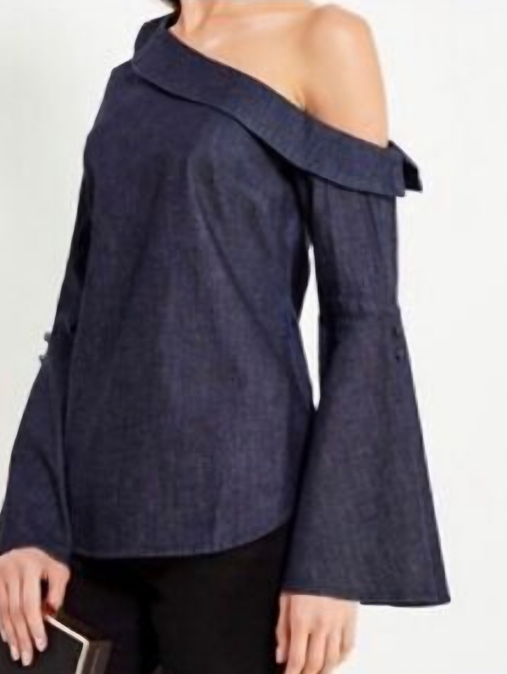 Banana Republic Dark Blue Denim Top - Label Detail